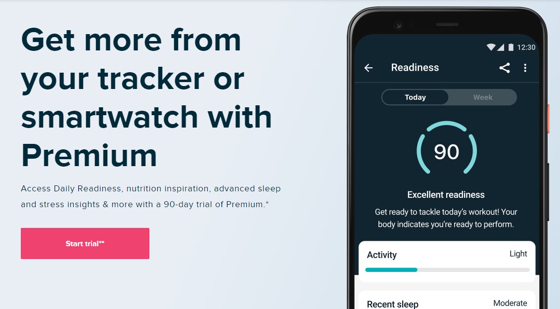 Fitbit coach mobile app