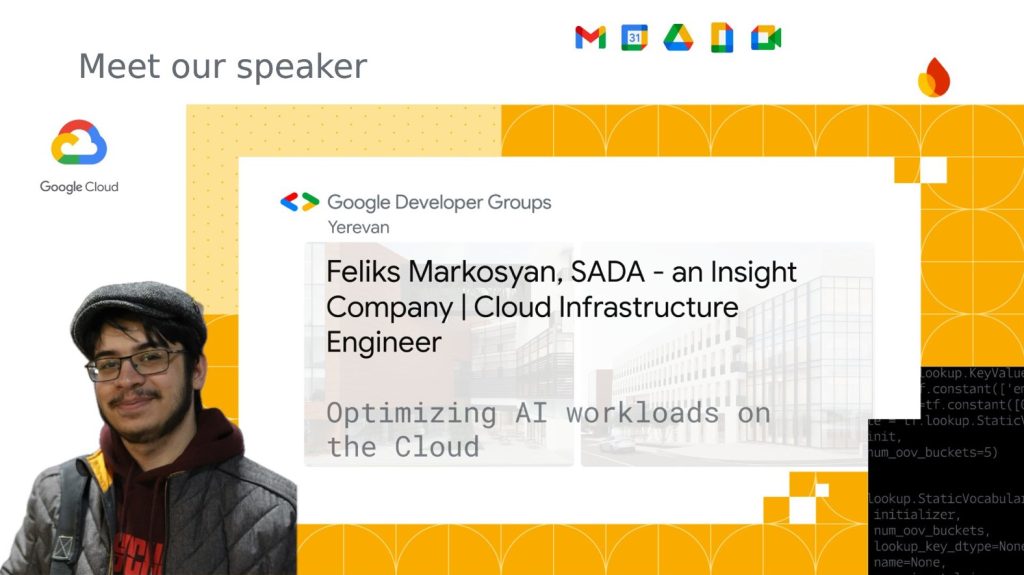 Feliks Markosyan from SADA to have a talk on "Mastering the Cloud" event in Yerevan.